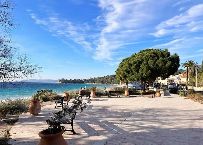 Duplex Avec Piscine, 3 Pieces Cabine, 6 Couchages, Terrasses Et Parking Proche - - Fr-1-251-536 Apartman Le Lavandou
